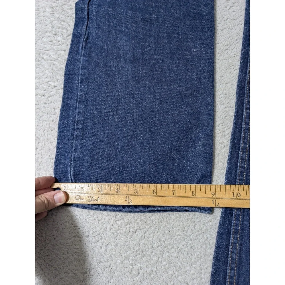 Levi's 517 Orange Tab Blue Jeans Mens Size 34x36 Bootcut Made in USA *Mint* Dark